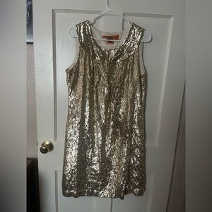 Trina Turk holiday sparkle dress